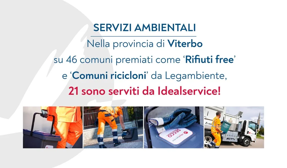 Comuni Ricicloni - Viterbo - 21 i comuni premiati gestiti da Idealservice